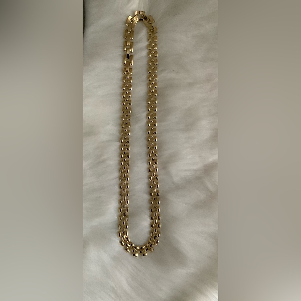 18” watch link necklace
